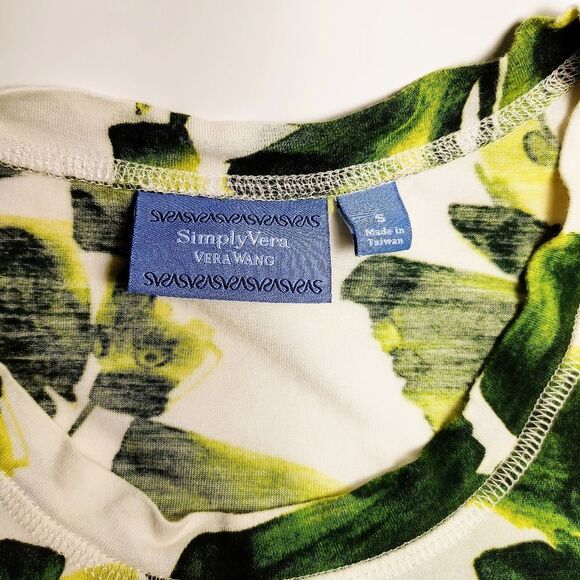 Vera Wang watercolor tank top - Picture 2 of 2
